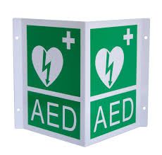 Tabliczka informacyjna AED 3D