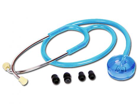 DESIGN STETHO - transparent light blue Stetoskop pielęgniarski