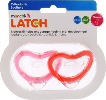 Munchkin Latch 3m+ Zestaw 2 smoczków 3m+