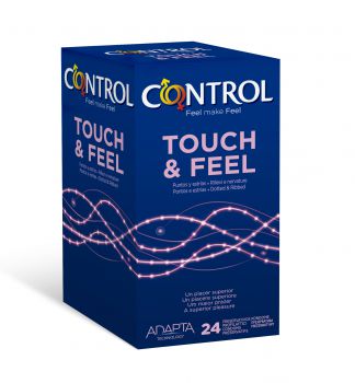 Control Touch & Feel 24 stymulujące prezerwatywy
