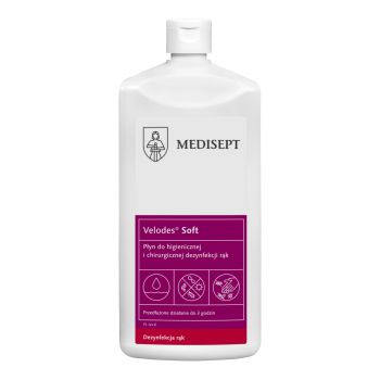 Medisept Velodes Soft-500 ml Płyn do higienicznej i chirurgicznej dezynfekcji rąk