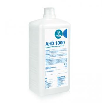 AHD 1000 1 litr Medilab Alkoholowy płyn do higienicznej i chirurgicznej dezynfekcji rąk i skóry.