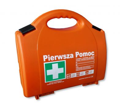 Apteczka pierwszej pomocy P-10 DIN 13164 PLUS w walizce z plastiku