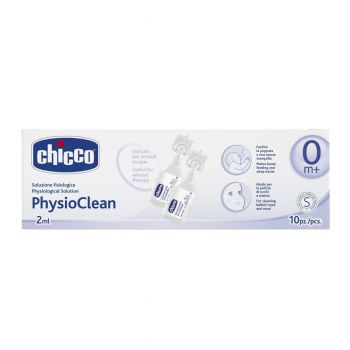Chicco Physio Clean ampułki 2ml-10 sztuk Sól fizjologiczna do nebulizacji
