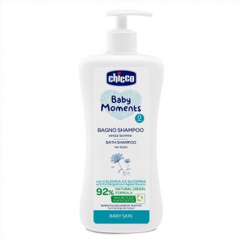 SZAMPON DO MYCIA CIAŁA I WŁOSÓW 500 ML  0 M+ CHICCO  Baby Moments