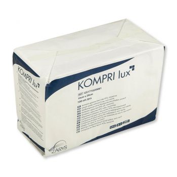 ZARYS KOMPRI lux-13n 8w 5cm x 5cm 100szt. Kompres gazowy bez nitki RTG niejałowy