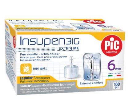 PIC Insupen -32G 0,23 x 6mm Igły do penów insulinowych