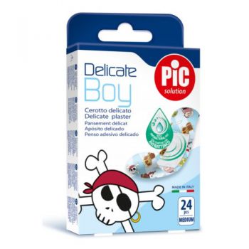 PIC Delicate Plastry-Kids Boy 24szt. Plastry antybakteryjne