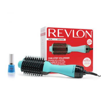 REVLON Pro Collection RVDR5222MUKE miętowy + płyn do skórek Suszarko-lokówka do włosów  + płyn do sk