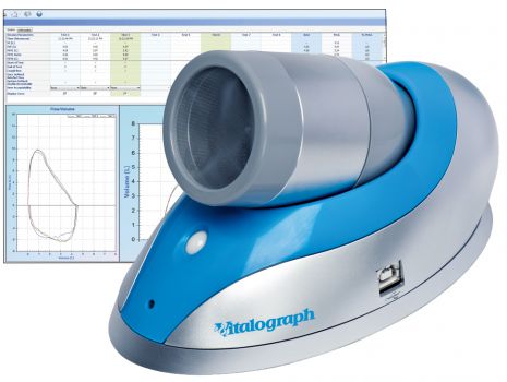 Spirometr VITALOGRAPH Pneumotrac z Spirotrac oprogramowaniem na Windows 7/8/10 Spirometr