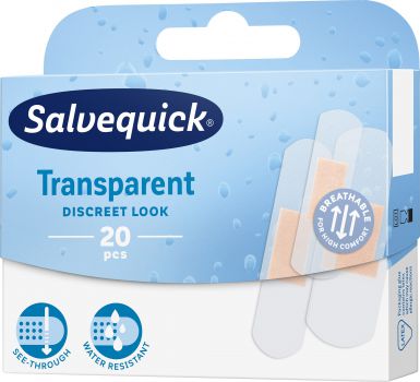 Salvequick Transparent Plaster przezroczysty 20 szt.