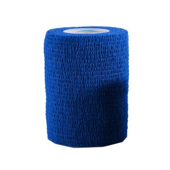 StokBan 10 x 450cm-niebieski Bandaż elastyczny samoprzylepny