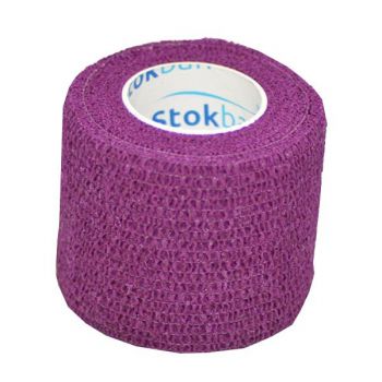 StokBan 5 x450 cm - Violet Bandaż elastyczny samoprzylepny