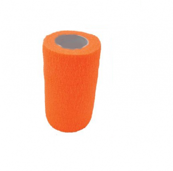 StokBan 10 x 450cm-pomarańczowy Bandaż elastyczny samoprzylepny