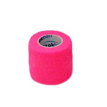 StokBan 5 x 450cm-różowy Bandaż elastyczny samoprzylepny