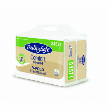 BULKYSOFT CLASSIC Ręcznik papierowy składany 24x21cm V-FOLD Ultra 2w 3000szt. /200 szt x 15 paki. BU