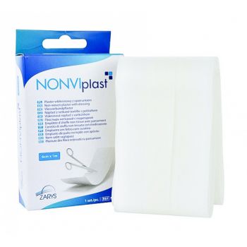 ZARYS NONVIplast -6cm x 1m / 1szt. plaster włókninowy z opatrunkiem