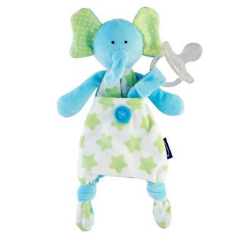 Chicco Pocket Friend 0m+-niebieski sloń Maskotka do smoczka dla dzieci 0m+