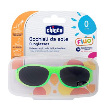 Chicco Fluo Green 0m+ Okulary przeciwsłoneczne 0m+