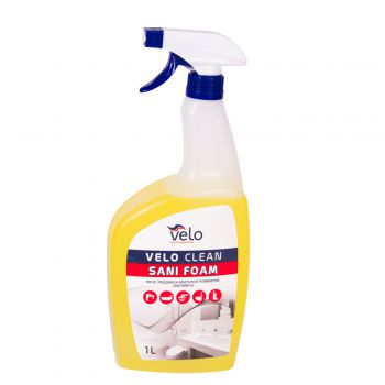 VELO CLEAN SANI FOAM 1l  Gotowy do użycia preparat do czyszczenia powierzchni sanitarnych