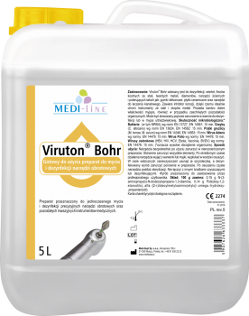 Medi-Sept Viruton Bohr-5 litr Preparat do mycia i dezynfekcji narzędzi obrotowych