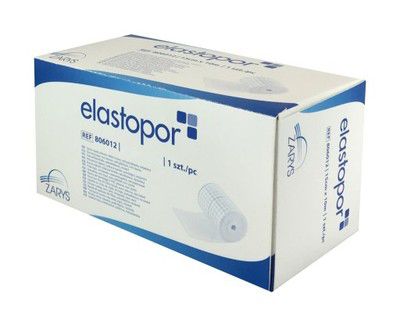 ZARYS Elastopor-10cm x 10m Taśma opatrunkowa wykonana z hydrofobowej włókniny